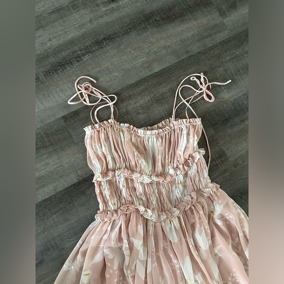 En Saison Gabby Floral Print Fit & Flare Midi Dress size Small - Picture 4 of 7